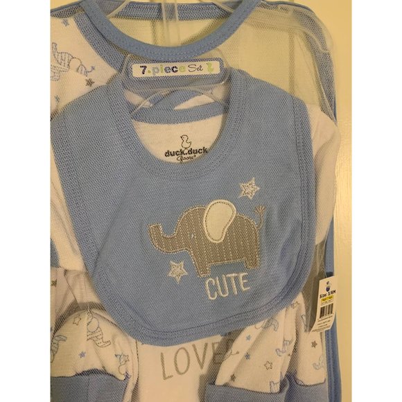 Duck Duck Goose Size 3-6 months with Elephant Theme - Picture 2 of 6